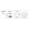 1R13-176 Rolling Lobe Style Airspring - Hendrickson Vantraxx S22948 (Goodyear) - Image 2