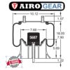 AGA9978 Airogear Air Spring- Hendrickson  S-28929 (Pallet Quantity 32)