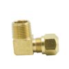 N90701 Cemera Brass Male Elbow 1/2" x 3/8"